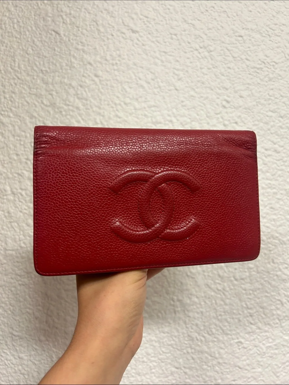 CHANEL authentic red